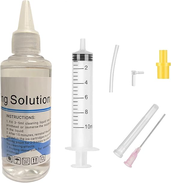 Inkpro Printhead Cleaning kit for Inkjet Printers Canon Brother HP OfficeJet Pro 7720, 7730, 7740, 8702, 8710, 8715, 8720, 8725, 8730, 8740