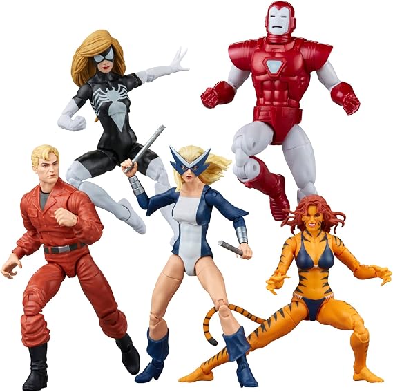 Hasbro F7053 6 inch Marvel Legends Series The West Coast Avengers (60th Anniversary) Action Figures