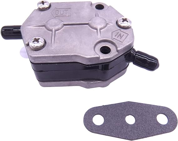 Boat Engine Fuel Pump Assy 6A0-24410-00 692-24410-00 for Yamaha 25HP-90HP | 663-24410-00/01/02/03/04/05 w/Gasket for 2-Stroke 25HP 30HP 40HP 50HP 55HP 60HP 75HP 90HP Outboard Motor, fit Sierra 18-7334