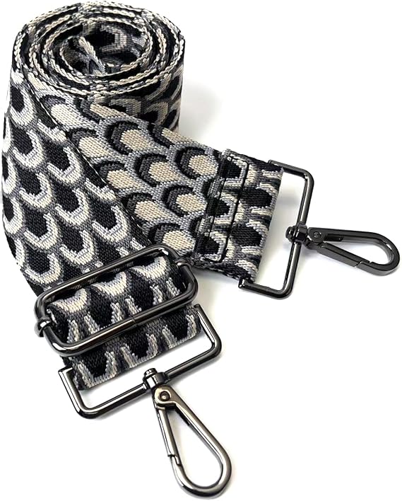 Purse Straps Replacement Crossbody 2 Inch Wide Animal Print Adjustable Shoulder Guitar Strap for Handbag