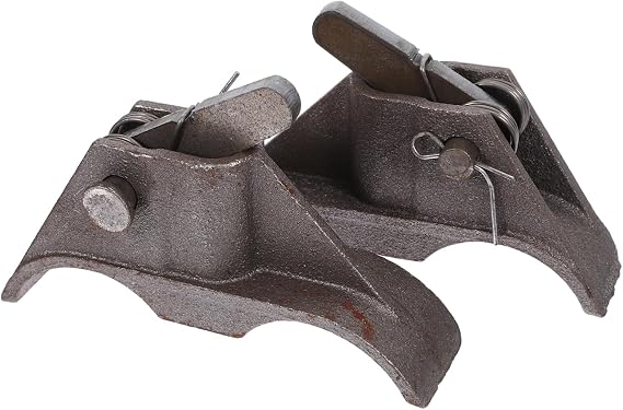 2pcs Scaffolding Connecting Clamp with Double Ear Design, Iron