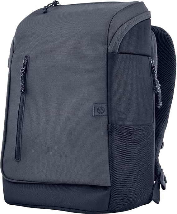 HP Travel 25L 15.6-inch Laptop Backpack - Light & Stylish - Expandable to 30L - Multiple Pockets, Including RFID Blocking Pocket - Lockable Zippers - Iron Grey