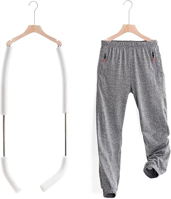 Mannequin Dress Form Adjustable Body Shape Pants Clothing Display Hangers, Telescopic Clothes Rack for Trousers Photography, Poseable Dress Form Stand for BoutiqueLarge
