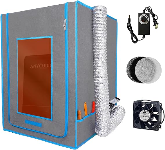 Multifunctional Resin 3D Printer Enclosure with Smart Ventilation kit