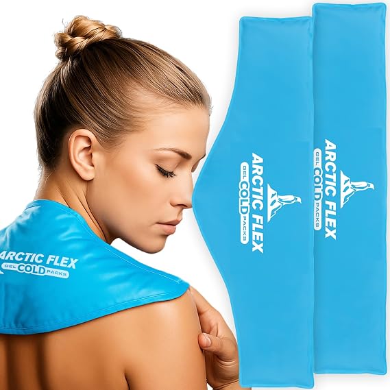 Arctic Flex Neck Ice Pack - Cold Compress Shoulder Therapy Wrap - Cool