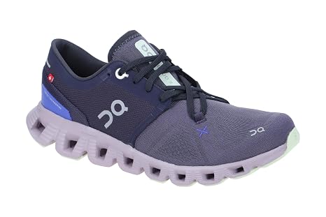On Running Cloud X 3 Women, Midnight/Heron, 5.5