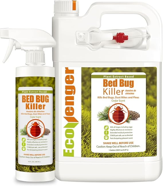 EcoVenger Bed Bug Killer 16 oz & Remote Sprayer 1Gal