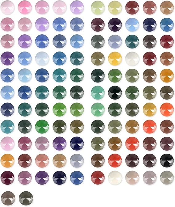 Flatro 113 Colors Round Diamond Art Painting Beads