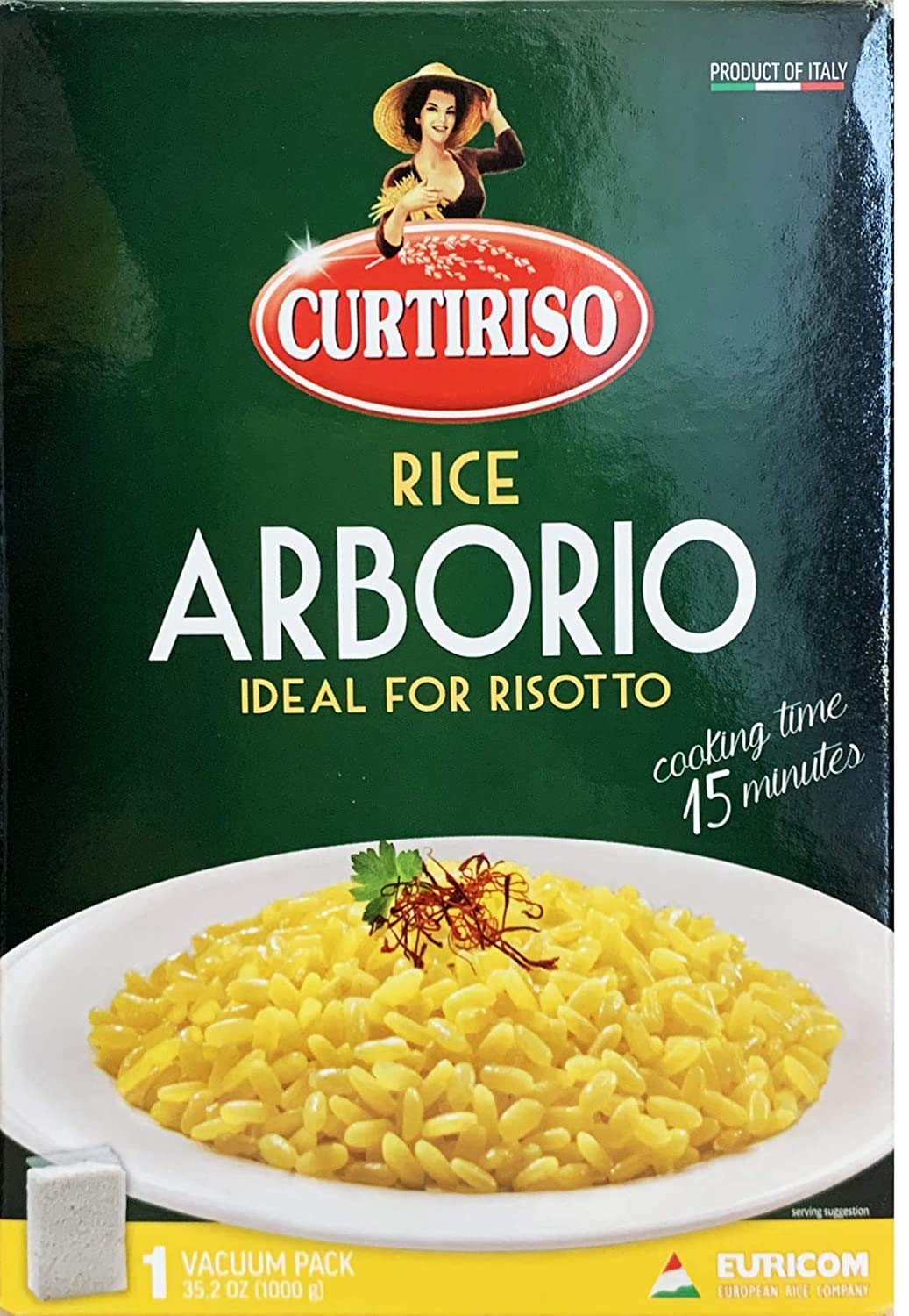 20th Street Products Curtiriso Arborio Rice, Ideal for Risotto, Product of Italy, 2.2 lbs. 2 Pack