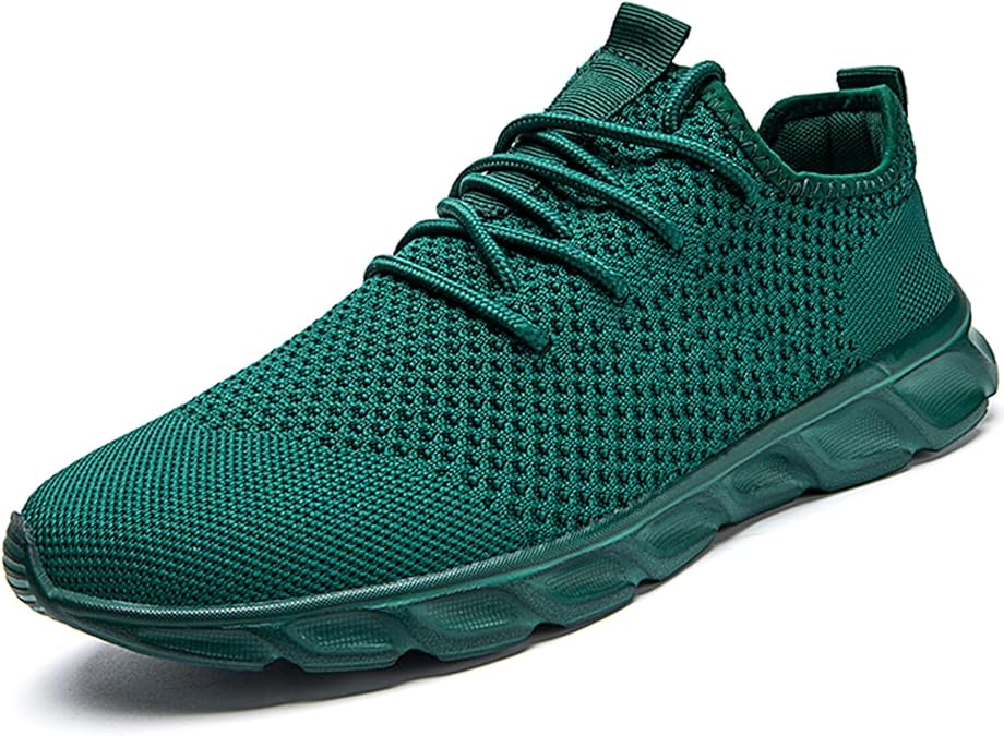 Mens Running Shoes Walking Tennis Sneakers Gym Slip On Workout Shoe | Lightweight Breathable Athletic Non Slip Jogging Casual Fashion Sport