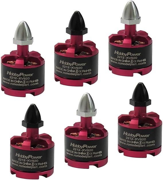 2212 920KV Brushless Motor CW CCW for F550 S550 DIY Hexacopter (pack of 6 pcs)