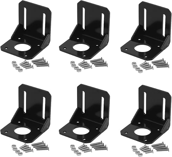Nema 17 Stepper Motor Mounting Bracket w/ M3 Screws (6 PCS)