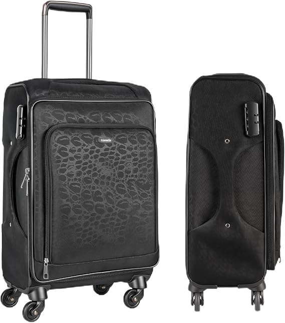 Carry on Luggage 13.7" x 10.6" x 20.4" Airline Approved, 20 Inch Softside Suitcase with Wheels, TSA Lock for Business Trip, Water-Resistant Large Capacity for Men Women