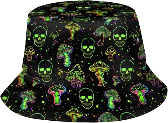 Bucket Hat for Women Men Funny Halloween Hats Packable Outdoor Fisherman Hats Caps Unisex