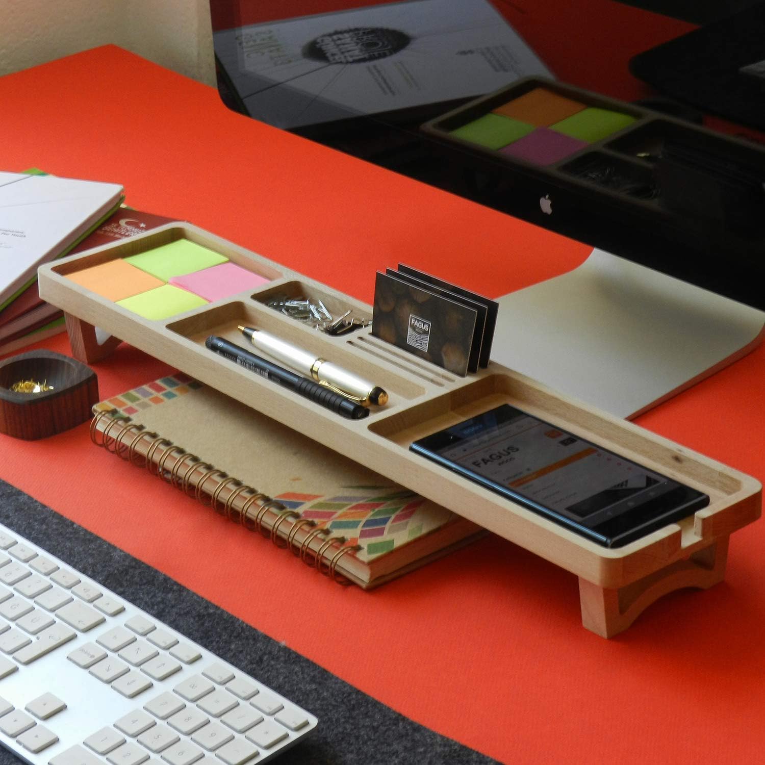 Fagus Wood Spinney Table Organizer