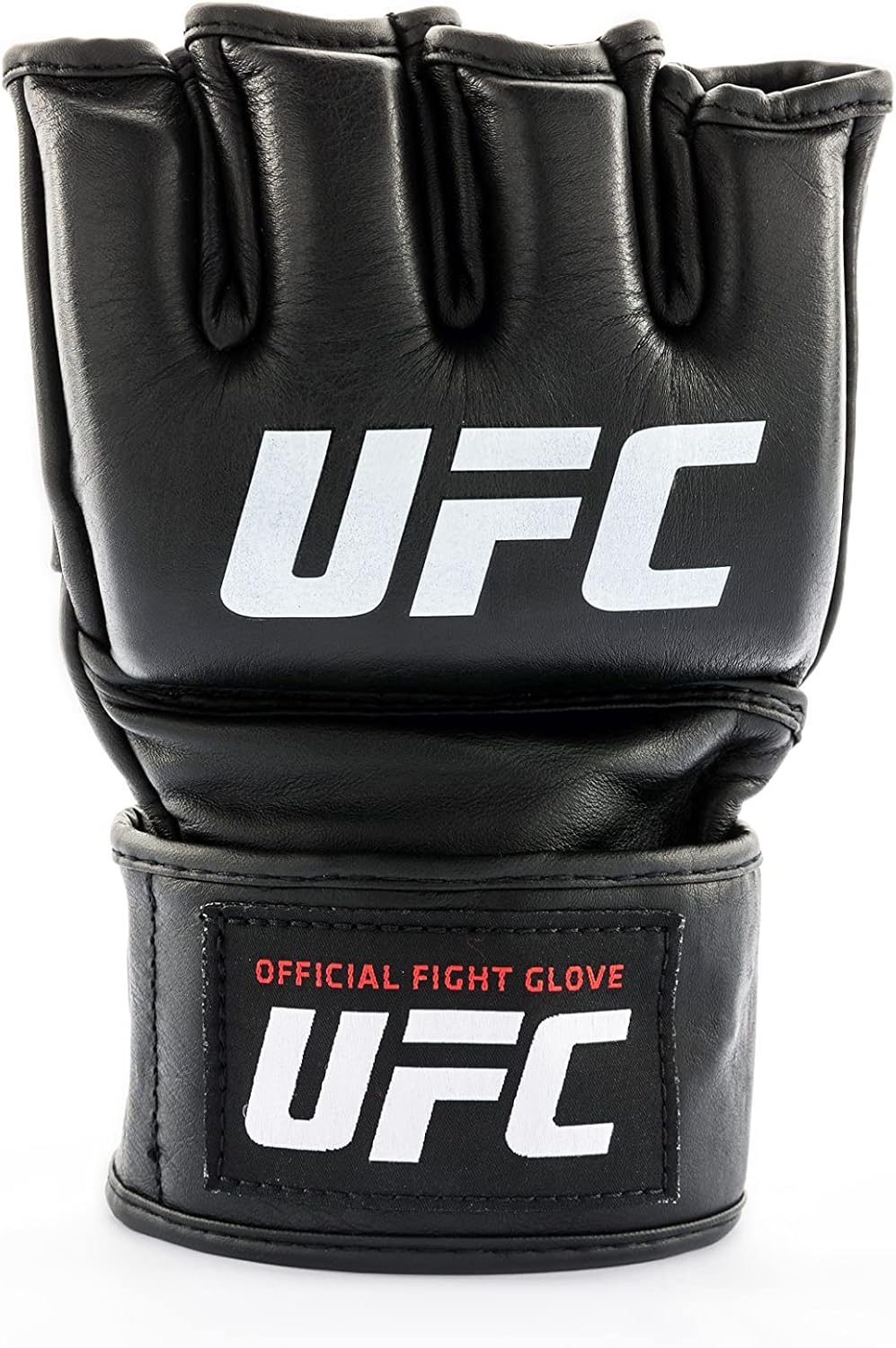UFC Official Fight Gloves MMA Black Black MMA Kickboxing Martial Arts Karate Open Finger Punching Boxing