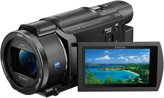 Sony FDR-AX53 Ultra HD 4K Compact Camcorder (HD 5-Axis Balanced Optical SteadyShot, 20x Optical Zoom, Wi-Fi and NFC), Black