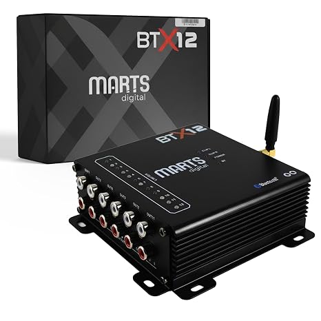 Marts Digital 4v 6 Input /12 Output Channels Bluetooth Android/iOS BTX12 DSP