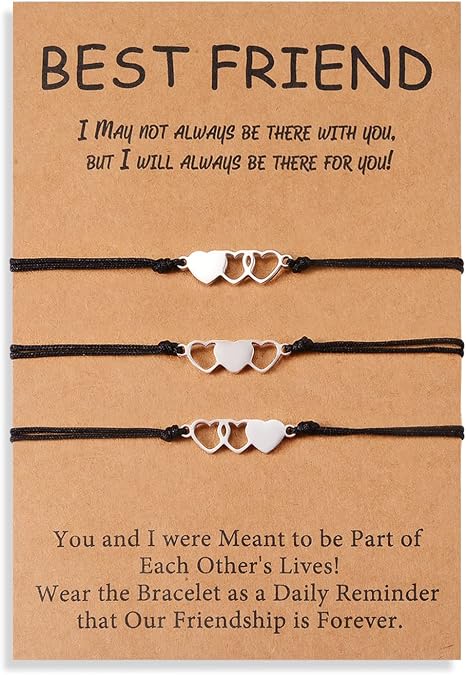 2/3/4/5 Pcs Best Friend Bracelets Friendship Bff Matching Distance