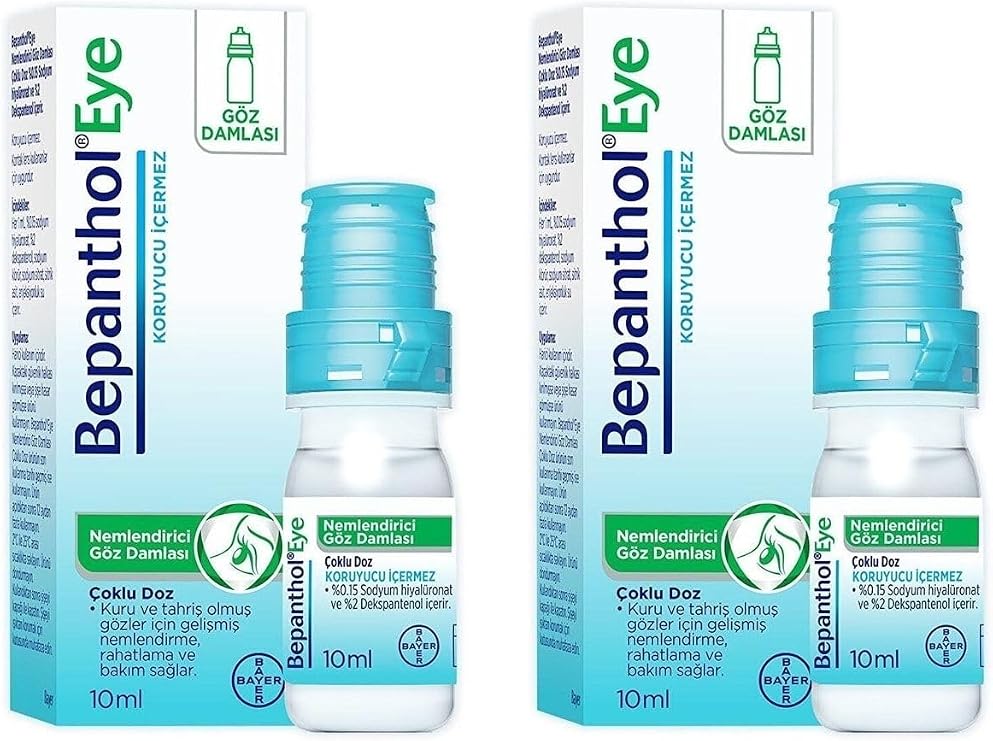 Bepanthol Eye Göz Damlası 10 Ml 2 Adet