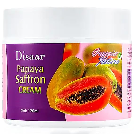 DISAAR Beauty Moisturizing Cream Papaya Saffron Anti-Aging 120ml