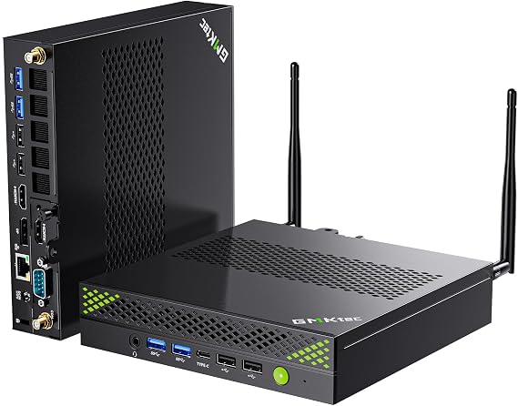 GMKtec Mini PC Workstation, Intel Core i9 13900HK(14C/20T) up to 5.4GHz, Mini Computer 32GB DDR5 RAM 1TB SSD, 8X USB Ports/COM/HDMI/DP Office Business