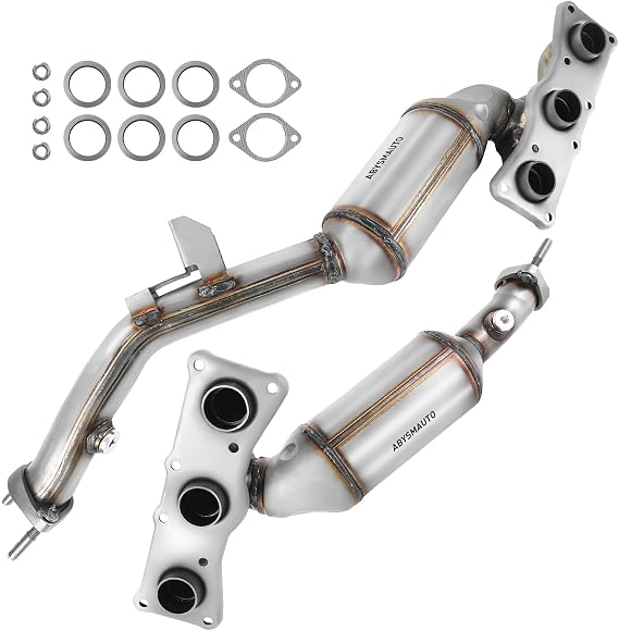 Front Rear Catalytic Converter Compatible with BMW 328I 2009-2012, 128I 2008-2010, 328XI 2007-2008, X5 2007-2010 3.0L l6 Catalytic Convertor Direct-fit 18274 18275 (EPA Compliant)