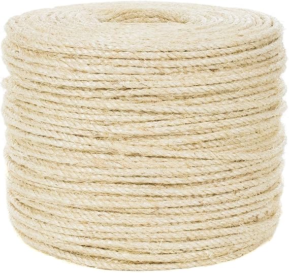West Coast Paracord 1/4-Inch Premium Sisal Rope - 100 Feet - Pet Friendly