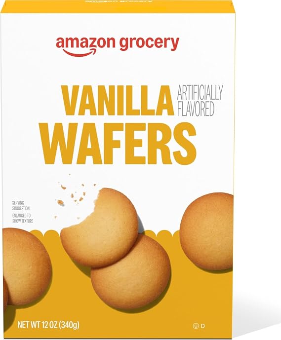 Amazon Grocery, Vanilla Wafers, 12 Oz