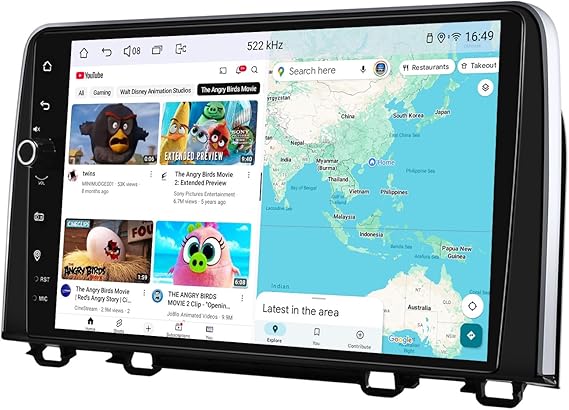 JOYING Car Radio for Honda CRV 2017-2022, Android 13 Car Stereo 10.1 Inch IPS Touchscreen Plug and Play with Wireless CarPlay & Android Auto, GPS Navigation, 5G WiFi, Bluetooth 5.1, FM(JY-HT167N4)