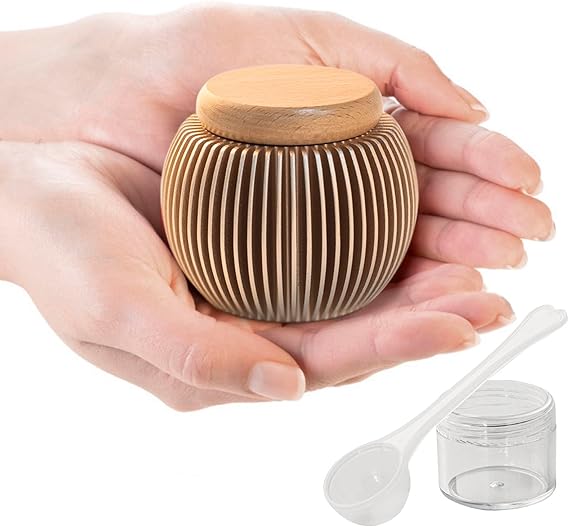 Small Urns For Human Ashes, Mini Aluminum Alloy Urns For Human Ashes or Pet, Metal Ashes Keepsake, Keepsake Urns for Cremation Ashes, Human & Pet Urns (Spherical style)