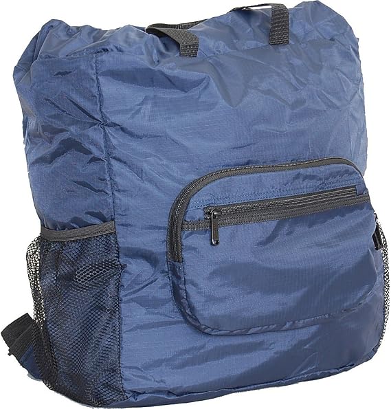 U-zip Backpack and Tote Bag Color: Navy