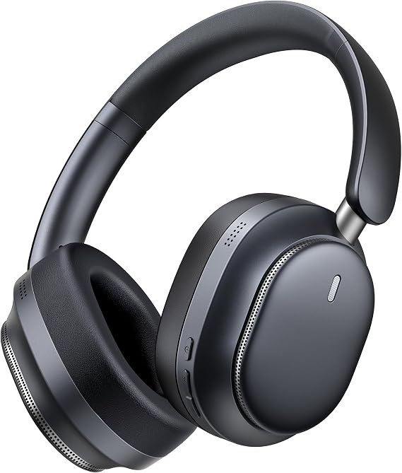 Bluetooth Headphones, Noise Cancelling Headphones Wireless Over Ear -Black