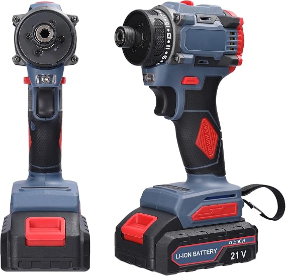 Electric Screwdriver 21V multi function brushless screwdriver Electric Screwdriver Cordless Screwdriver Set Electric Impact screwdriver Electric screwdriver (Host)