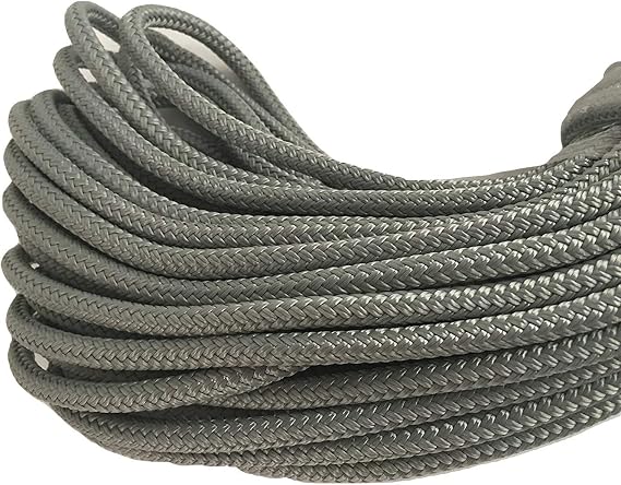 Double Braid Polyester 5/16 inch, Silver