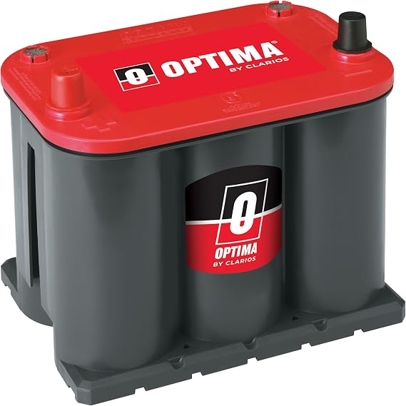 OPTIMA Batteries High Performance 25 REDTOP Sealed AGM Car, Truck, and SUV Starting Battery, 720 CCA, SAE Terminal, Maintenance Free, Versatile Mounting