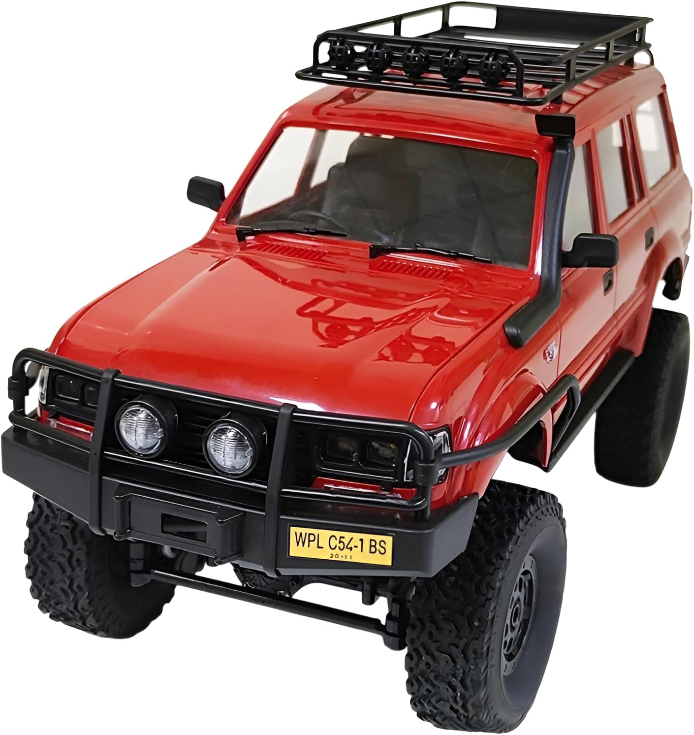 Miflaier Remote Control Off-Road Car C54-1 4x4 116 Scale Rock Crawler Off-Road Truck Pickup All-Terrain Strong Grip Professional Metal Chassis with Battery for Youth RC Car