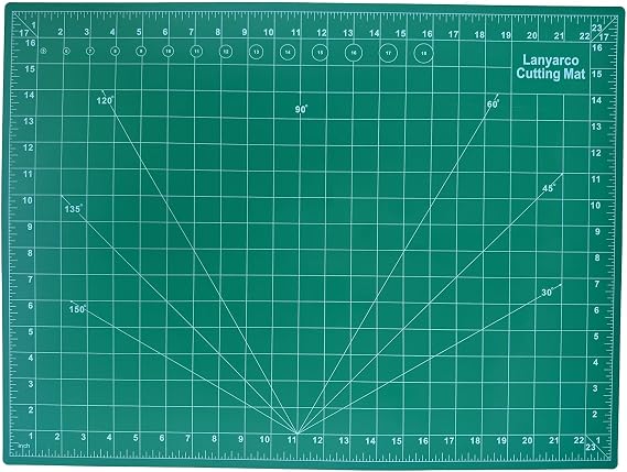 Gundam Model Builder's Self Healing Cutting Mat Rotary Sewing Mat Quilting Cutting Board, Craft Cutting Board for Sewing, Double Sided, 2.4 Pounds, 5-layer 18" x 24"(A2)