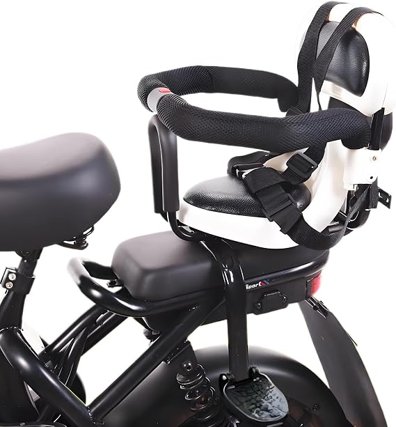 Rear Kid's Bike Seat, Child Seat for Adult Bike, City Road Seat for Kids Back Mount, Seat for Kids Rear Frame Mounted Baby Bike Seats Kids for Most Bicycle Electric Motorcycle with Frames