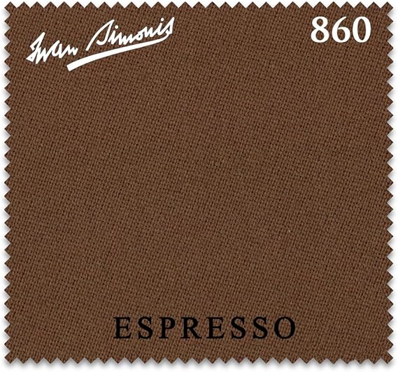 Iwan Simonis 860 Pool Billiard Table Cloth - Authorized Dealer (Espresso, 8 ft)