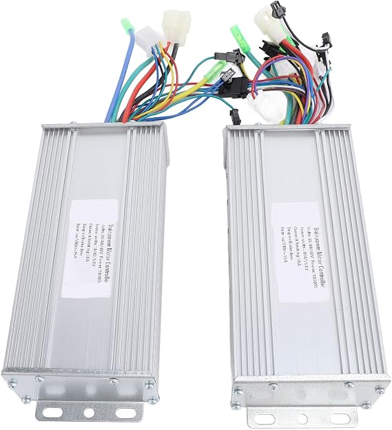 Tbest Electric Controller Kit Dual Drive Brushless Display Panel 1000W Dual Drive Brushless Motor Speed Controller Electric Motor Speed Controller 36V 48V 60V Brushless Motor