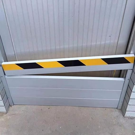 2 3 4 5 6 7 8 Ft Long Flood Barrier Shield, Aluminium Water Protection System for Patio Exterior/front Door Street Driveway, Easy Assembly Flood stopper Control Baffle/Panel, Unit Module Des