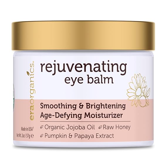 USDA Organic Eye Moisturizer Cream - Under Eye Balm for Puffiness & Lines