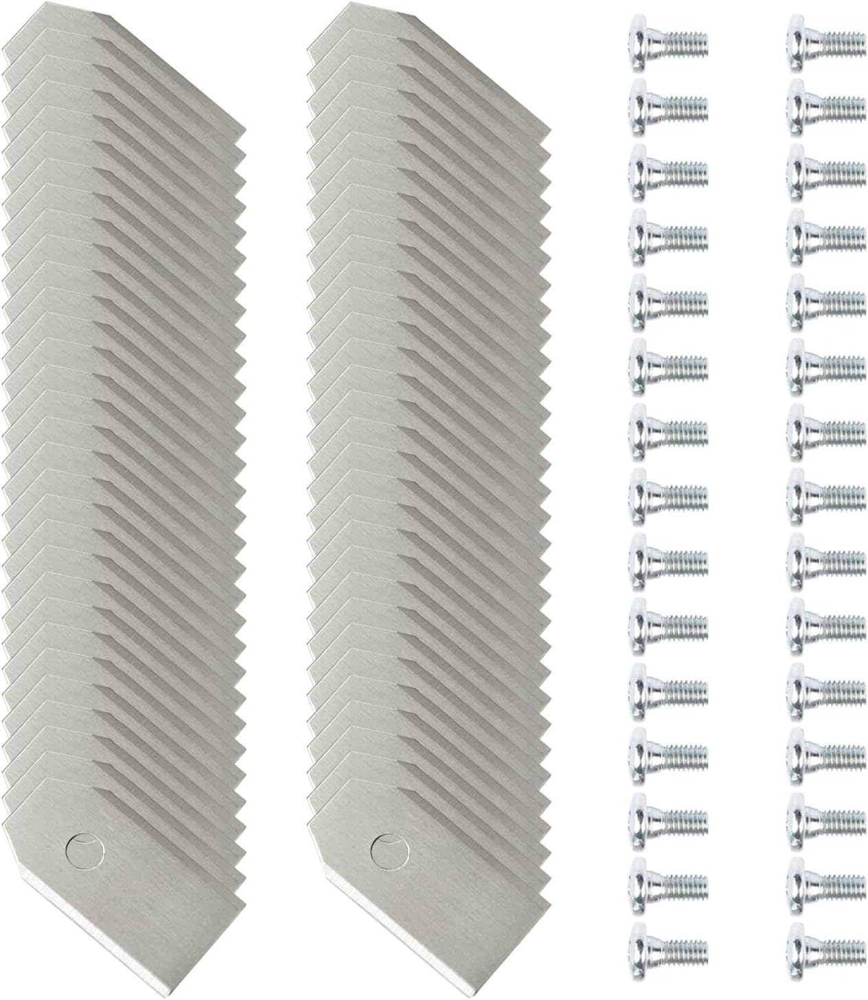 30pack Robotic Lawn Mower Replacement Automower Lawnmower Blades Fit for All Gardena Robotic Automower and Husqvarna Robotic