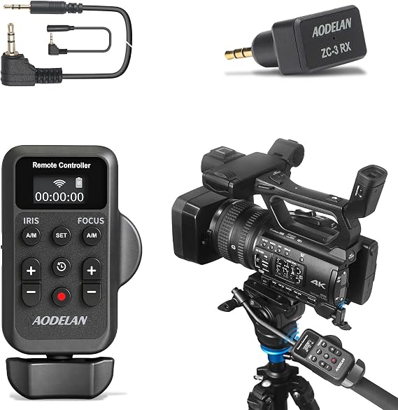 Remote Control Camcorder Wireless Zoom Controller for Sony, for Canon