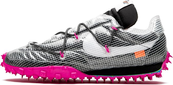 Nike x Off-White WMNS Waffle Racer - Black / White / Fuchsia