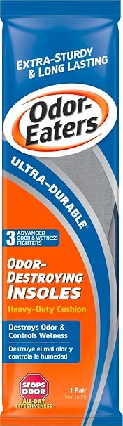 Odor-Eaters Ultra Durable, Heavy Duty Cushioning Insoles, 1 pair
