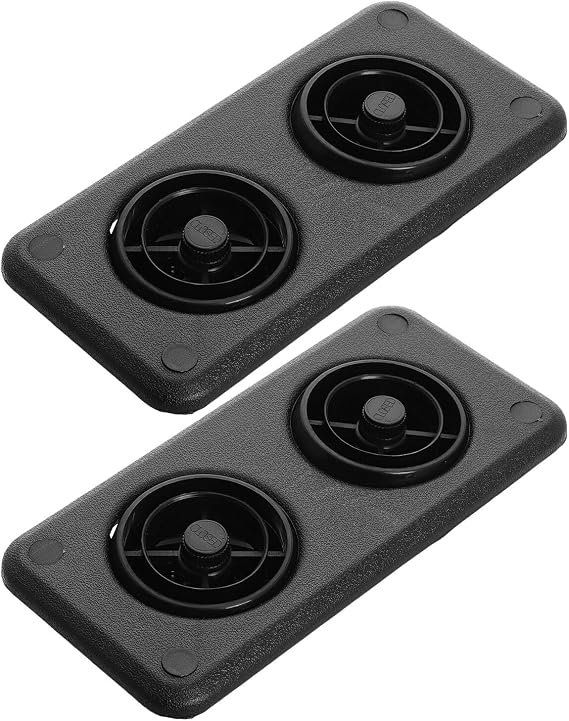 Mobestech 2pcs Bus Air Conditioning Vents Rv Roof Vent Fan Covers Replacement for Car Trailer Decorative Airflow Grilles for Camper Passenger Car Rooftop