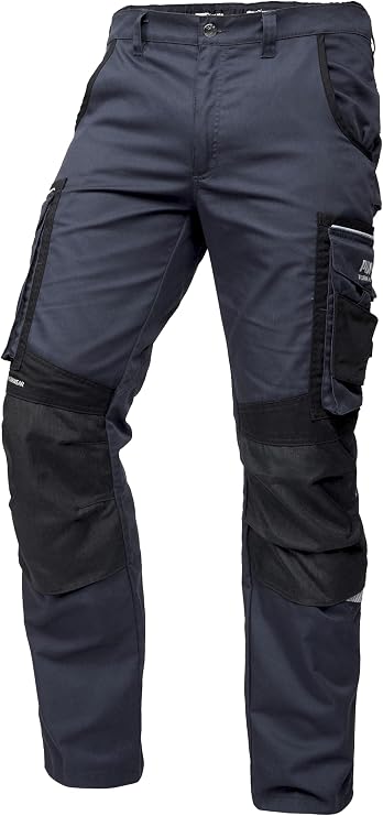 PUMA Workwear Precision X Work Trousers for Men – Premium Trousers with Many Pockets and Reinforced Knee Sections – for Crafts Production and Construction