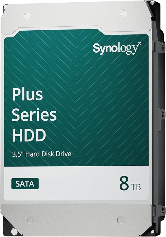 Synology HAT3320 8TB Plus Series SATA HDD 3.5" (HAT3320-8T), Mechanical Hard Disk